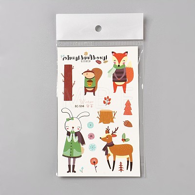 Removable Temporary Tattoos AJEW-WH0061-B17-1