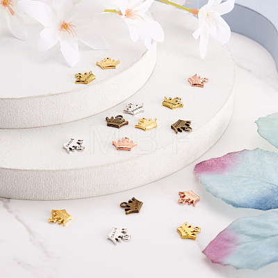 20Pcs 5 Colors Zinc Alloy Charms FIND-CW0001-16-1