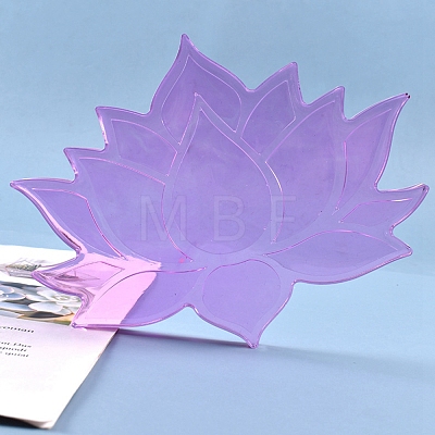 Lotus Cup Mat Silicone Molds X-DIY-I036-06-1