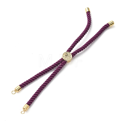 Cotton Cord Bracelet Making KK-F758-03Q-G-1