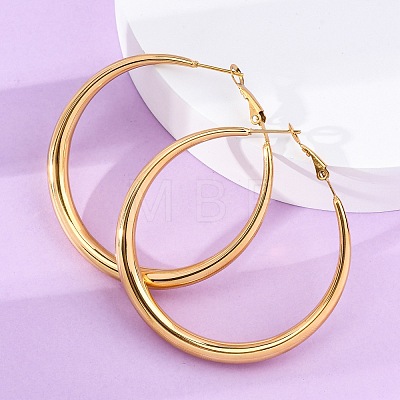 304 Stainless Steel Hoop Earrings X-EJEW-Z093-01G-01-1