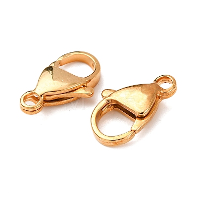 304 Stainless Steel Lobster Claw Clasps STAS-R050-15x9mm-02-1