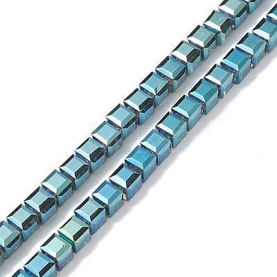 Electorplated Glass Beads EGLA-E006-1M-1