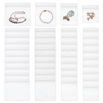 40Pcs 4 Styles Plastic Self-Adhesive Packing Bags OPP-OC0001-04B-1