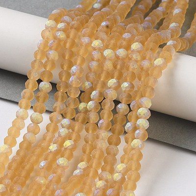 Transparent Glass Beads Strands EGLA-A044-T3mm-MB23-1