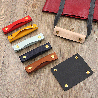 WADORN 5Pcs 5 Colors Detachable PU Leather Bag Strap Padding DIY-WR0002-82-1