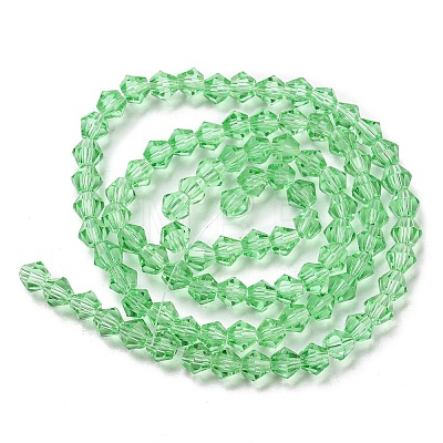 Transparent Glass Beads Strands GLAA-F029-3mm-24-1