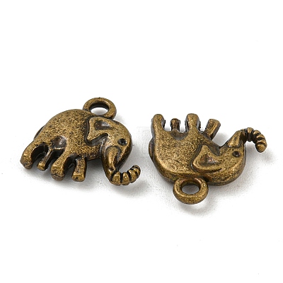 Tibetan Style Alloy Charms TIBEP-S319-074AB-NR-1