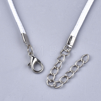 Waxed Cord Necklace Making X-NCOR-T001-82-1