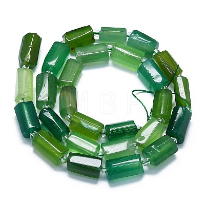Natural Green Onyx Agate Beads Strands G-K245-I05-A01-1