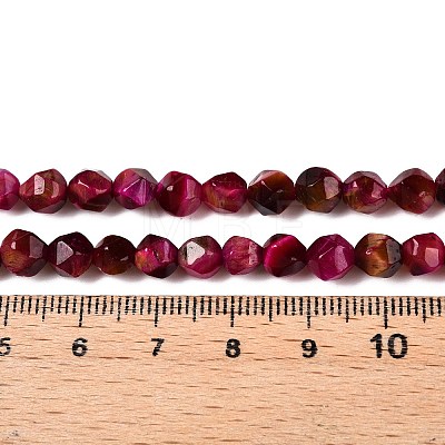 Dyed Natural Tiger Eye Beads Strands G-T138-220A-1