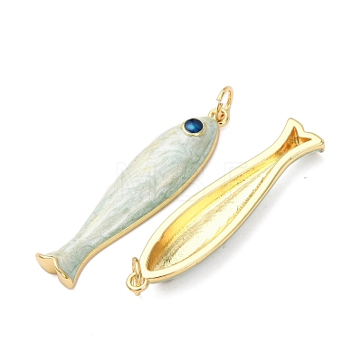 Brass Pendants KK-D019-29C-06G-1