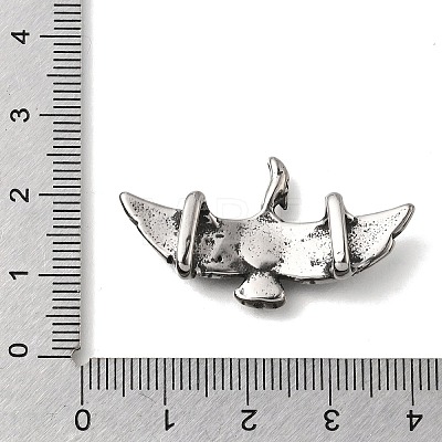 304 Stainless Steel Slide Charms STAS-F356-04AS-1