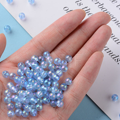 Transparent Acrylic Beads MACR-S370-B6mm-749-1