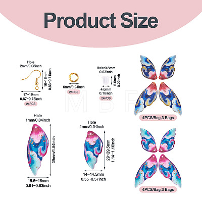 DIY Earring Making Kits DIY-TA0015-08-1