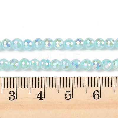 Electroplate Glass Beads Strands EGLA-B013-01A-AB03-1