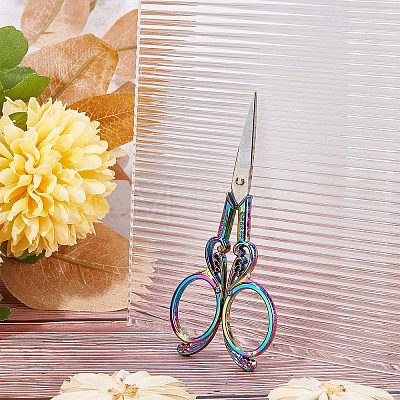 2R13 Staainless Steel Embroidery Scissors TOOL-WH0139-35-1
