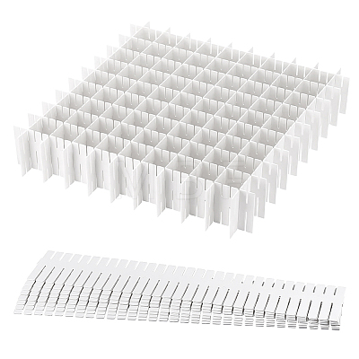 Rectangle Plastic Drawer Dividers AJEW-WH0556-99-1