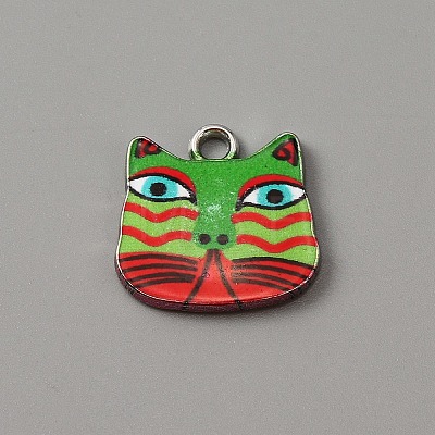Alloy Enamel Pendants LS-ENAM-CJC0006-52F-1