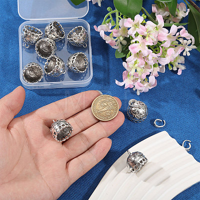 10Pcs Alloy Pendant Bails FIND-CA0011-52B-1