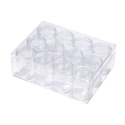 Plastic Bead Storage Containers LS-C002Y-1