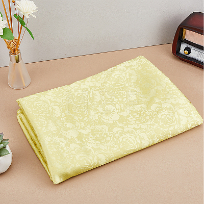 Polyester Flower Pattern Fabric DIY-WH0021-39A-1