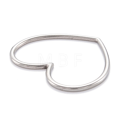 Non-Tarnish 304 Stainless Steel Linking Rings STAS-M291-07B-P-1