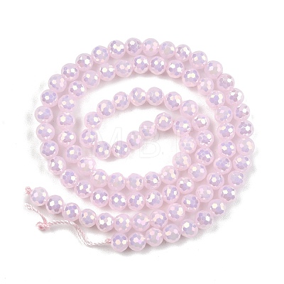 Electroplate Glass Beads Strands EGLA-B013-01A-AB06-1