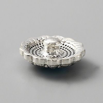 Alloy Rhinestone Snap Buttons FIND-WH0145-74B-1