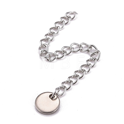 Tarnish Resistant 304 Stainless Steel Chain Extender X-STAS-F268-44P-1
