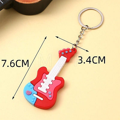 Guitar PVC Bag Keychain PW-WGAD27A-03-1