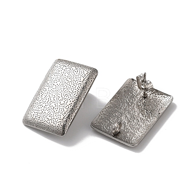 Non-Tarnish 304 Stainless Stud Earring Findings LS-STAS-M314-02A-P-1