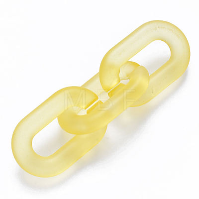 Transparent Acrylic Linking Rings OACR-S036-006A-K10-1