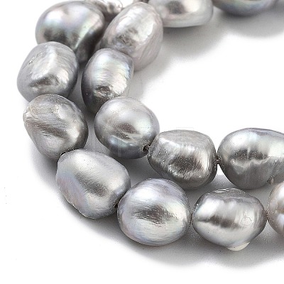 Dyed Natural Cultured Freshwater Pearl Beads Strands PEAR-P062-30C-1