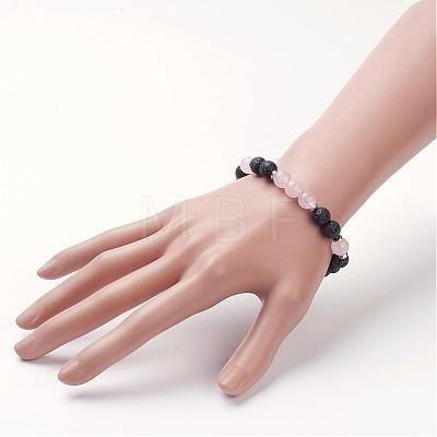 Gemstone Stretch Bracelets BJEW-JB02754-1