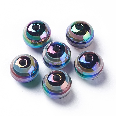 Stripe Resin Beads LS-RESI-B014-01B-08-1