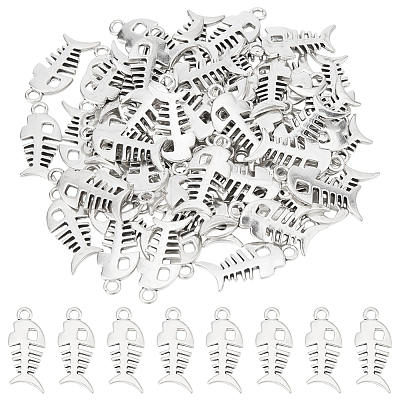 60Pcs Tibetan Style Alloy Pendants TIBEP-LP0001-05-1