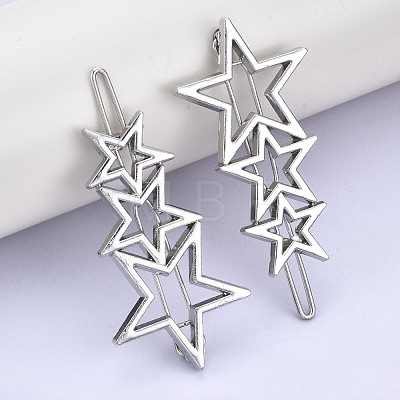 Alloy Hollow Geometric Hair Pin PHAR-N005-006P-1