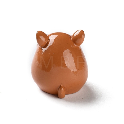 Resin Hamster Display Decoration AJEW-S037-06-02-1