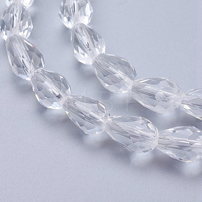 Glass Beads Strands LS-GLAA-R024-11x8mm-12-1