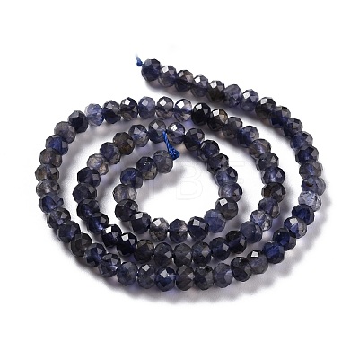 Natural Iolite Beads Strands G-K312-13B-01-1