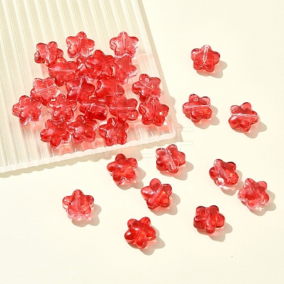 30Pcs Baking Paint Glass Beads GLAA-FS0001-99A-1