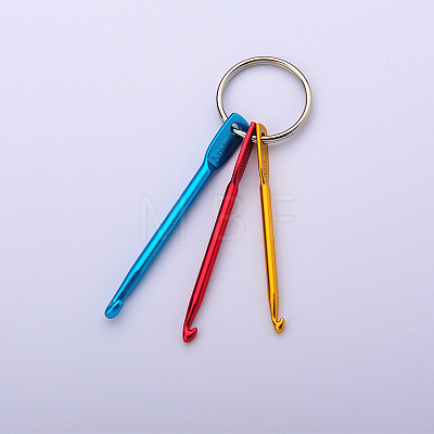 Aluminum Crochet Hooks Keychain LS-PW22062533516-1