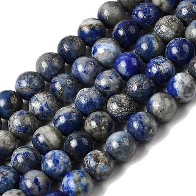 Natural Lapis Lazuli Beads Strands LS-G-A163-07-6mm-1