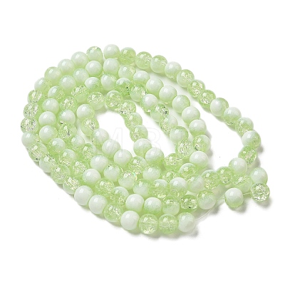 Crackle Glass Beads X1-GLAA-U001-8mm-09-1