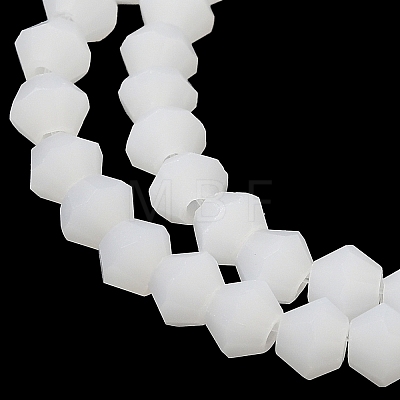 Imitation Jade Frosted Glass Bead Strands X1-GLAA-F029-JM4mm-B06-1