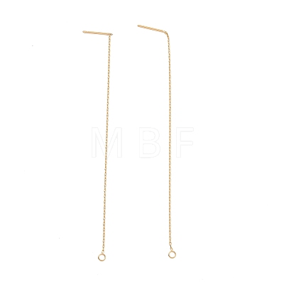 Ion Plating(IP) 304 Stainless Steel Stud Earring Finding LS-X-STAS-E161-06G-1