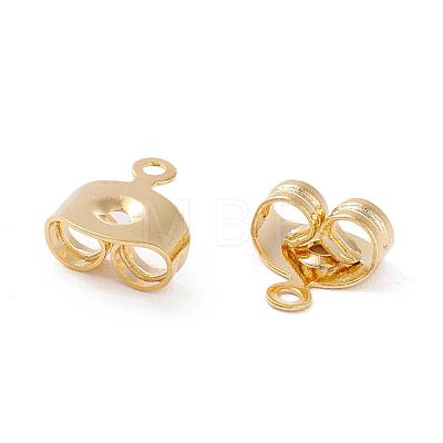 Brass Ear Nuts KK-P001-75G-B-1