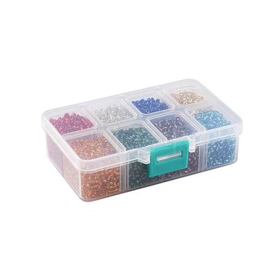 1 Box 8/0 Glass Seed Beads Round  Loose Spacer Beads SEED-X0050-3mm-02-1