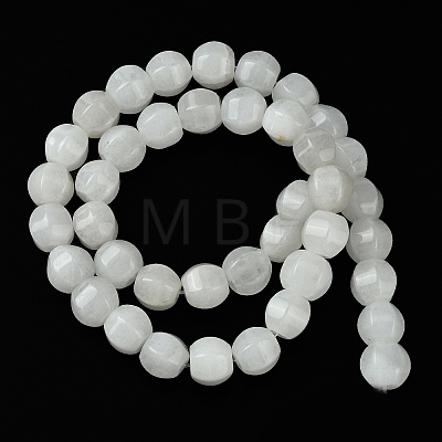 Natural White Jade Beads Strands G-H023-A18-01-1